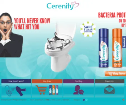 Cerenity.co.in(Cerenity Mobile Hygiene) Screenshot