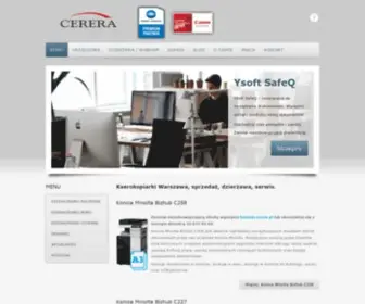 Cerera.pl(Kserokopiarki Warszawa) Screenshot