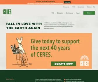Ceres.org.au(Home) Screenshot