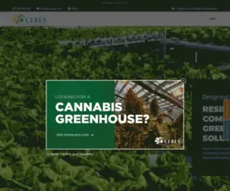 Ceresgs.com(Find commercial greenhouses and residential greenhouse solutions at Ceres) Screenshot