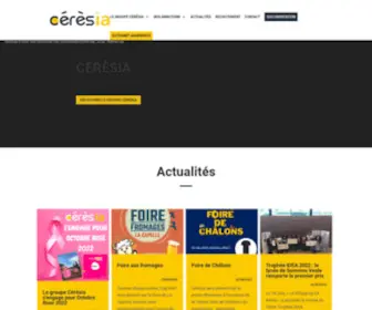 Ceresia.fr(Cérèsia) Screenshot