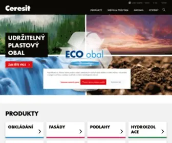 Ceresit.cz(Czech Republic) Screenshot