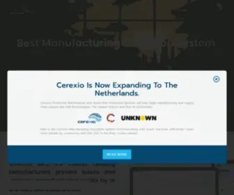 Cerexio.com(Leading Industry 4.0 Solution Provider) Screenshot