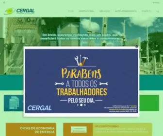 Cergal.com.br(Cooperativa de Eletrificação Anita Garibaldi) Screenshot