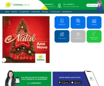 Cergral.com.br(Cooperativa de Eletricidade Gravatal) Screenshot