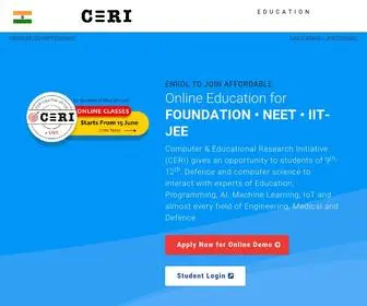 Ceri.co.in(CERI Education) Screenshot