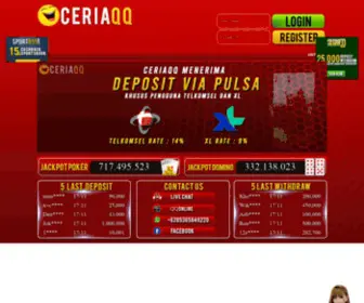 Ceriaqq.com Screenshot