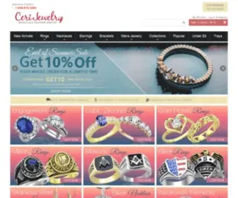 Cerijewelry.com(Wholesale Jewelry) Screenshot