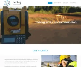 Cering.cl(Topografía) Screenshot