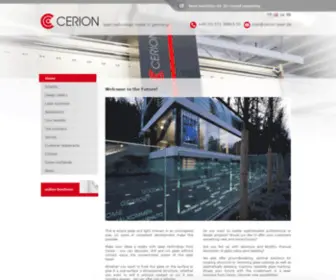 Cerion-Laser.com(Host Europe GmbH) Screenshot