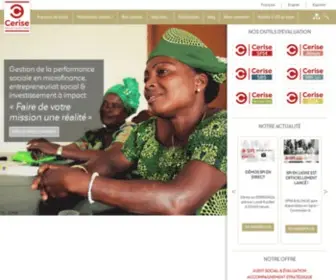 Cerise-Microfinance.org(Accueil) Screenshot