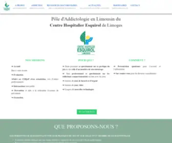 Cerjep.fr(Centre Expert Régional du Jeu Pathologique en Limousin) Screenshot