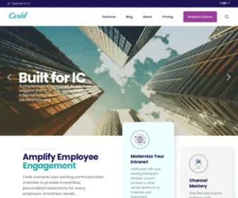 Cerkl.com(Modernize your digital employee experience with one platform) Screenshot