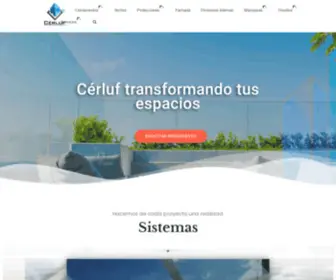 Cerluf.com(Cerluf transformando tus espacios Hacemos de tu proyecto una realidad) Screenshot