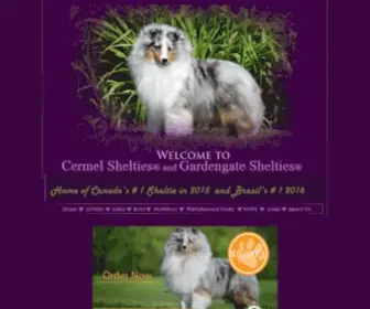 Cermelshelties.com(Cermel Shelties) Screenshot