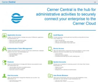 Cernercentral.com(Cerner central) Screenshot