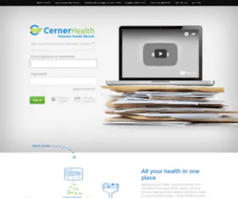 Cernerhealth.com(Cerner Health) Screenshot