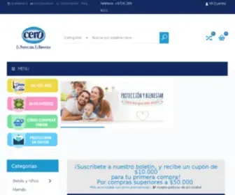 Cero.com.co(Laboratorios Cero) Screenshot