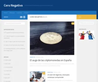 Ceronegativo.net(Cero Negativo) Screenshot