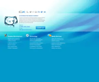 Ceronex.com(Interactive Design Company) Screenshot