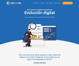 Ceroone.com(Ayudamos a tu empresa a llevar a cabo la evolución digital) Screenshot