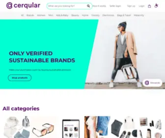 Cerqular.com(The Largest Sustainable Marketplace) Screenshot