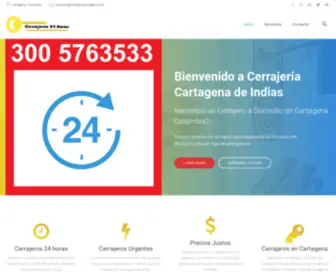 Cerrajeriacartagena.com(Cerrajeria Cartagena de Indias) Screenshot