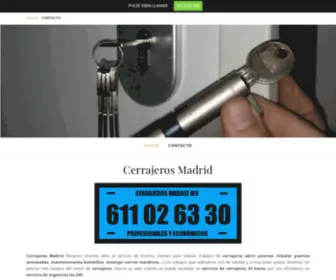 Cerrajeros-Madrid.club(Cerrajeros Madrid club) Screenshot