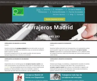 Cerrajerosmadrid.com(CERRAJEROS MADRID 24 HORASURGENTES BARATOS )) Screenshot