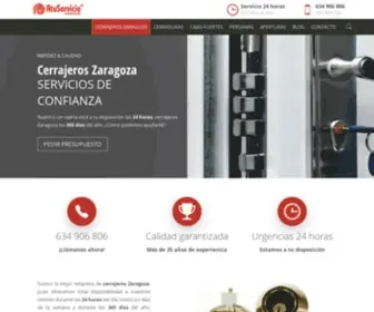 Cerrajeroszaragoza.com(Cerrajeros Zaragoza) Screenshot