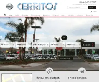 Cerritosnissan.com Screenshot