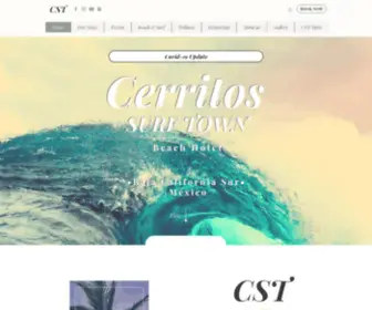 Cerritossurftown.com(Beachfront hotel) Screenshot