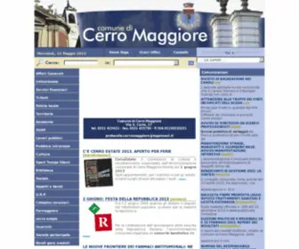 Cerromaggiore.org(Comune di Cerro Maggiore) Screenshot