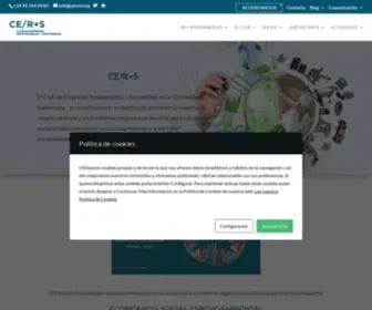 Cerscv.org(Club de Empresas Responsables y Sostenibles) Screenshot