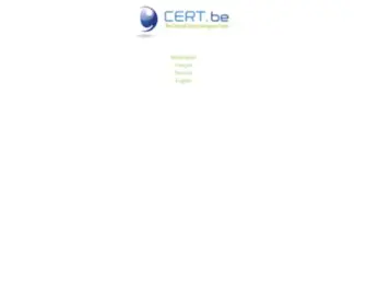 Cert.be(Cert) Screenshot