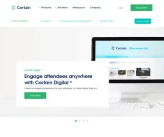 Certain.com(Certain, Inc) Screenshot
