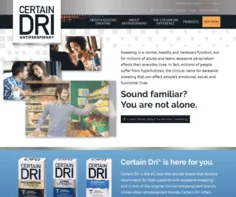 Certaindri.com(Certain Dri) Screenshot
