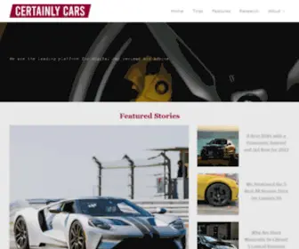 Certainlycars.com(Certainly Cars) Screenshot