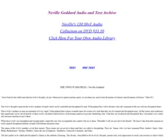 CertainWorld.com(Neville Goddard Audio Archive) Screenshot