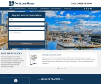 Certalaw.com(Edmonds Injury Lawyers) Screenshot