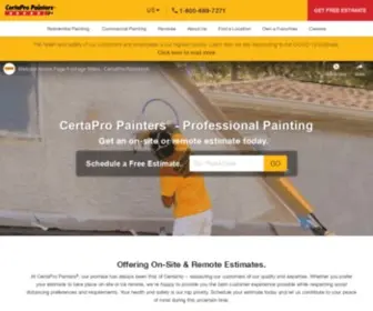 Certapro.com(Professional Painters) Screenshot