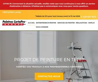 Certaprolaval.ca(CertaPro Laval) Screenshot