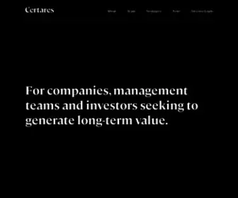 Certares.com(Certares) Screenshot