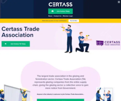Certassta.co.uk(Certass Trade Association (CTA)) Screenshot