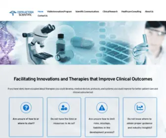 Certavictoria.com(Facilitating Innovations and Therapies that Improve Clinical Outcomes) Screenshot