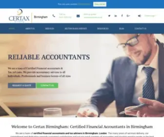 Certaxbirmingham.co.uk(Certax Accounting) Screenshot