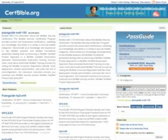 Certbible.org(Free Certification Braindumps) Screenshot