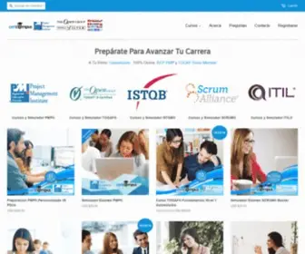 Certcampus.com(Preparación PMP®) Screenshot