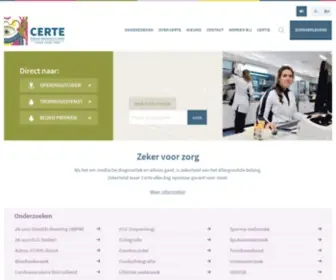 Certe.nl(Startpagina) Screenshot