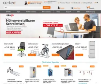 Certeo.ch(Büromöbel) Screenshot
